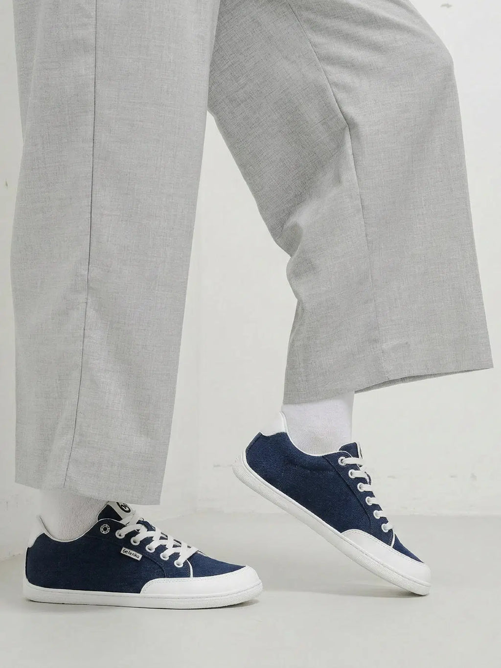 Barefoot Sneakers Be Lenka Rebound - Dark Blue & White