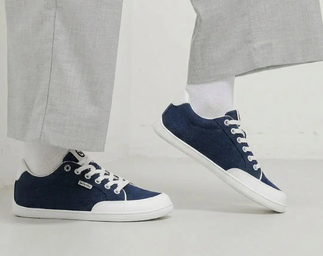 Barefoot Sneakers Be Lenka Rebound - Dark Blue & White