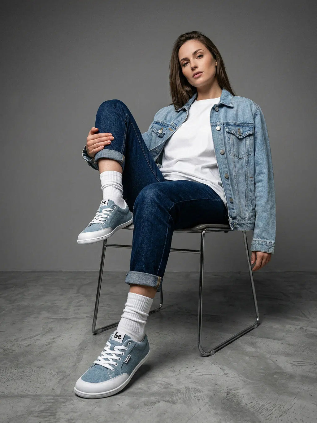 Barefoot Sneakers Be Lenka Rebound - Denim Light Blue