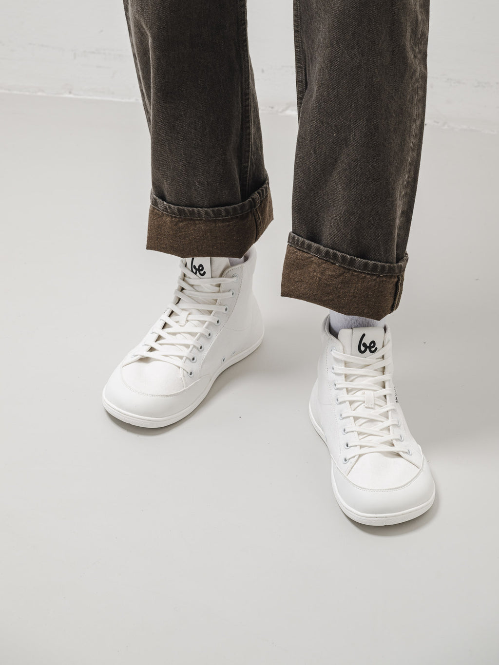 Barfuß-Sneaker Be Lenka Rebound - High Top - All White