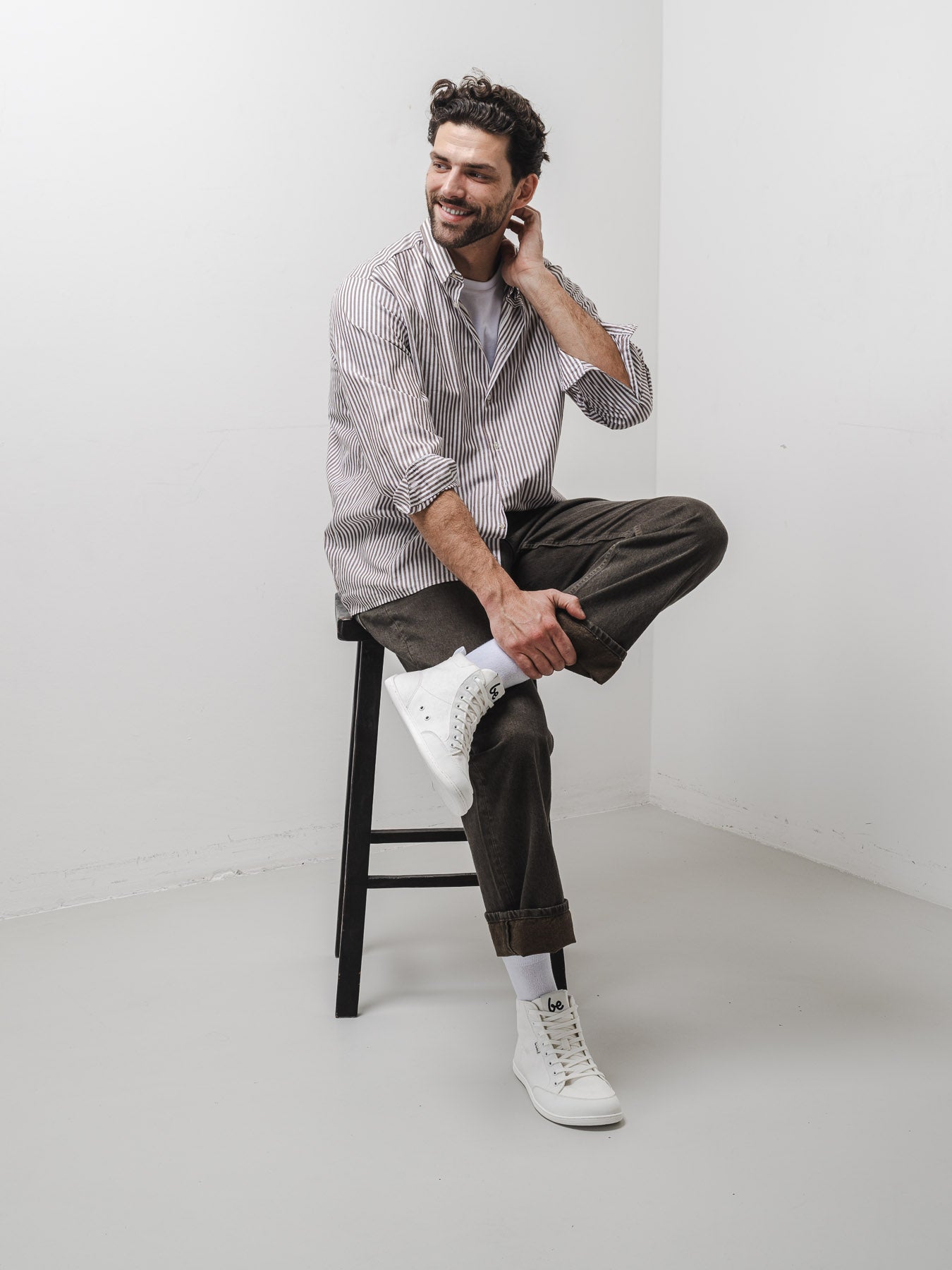 Barfuß-Sneaker Be Lenka Rebound - High Top - All White