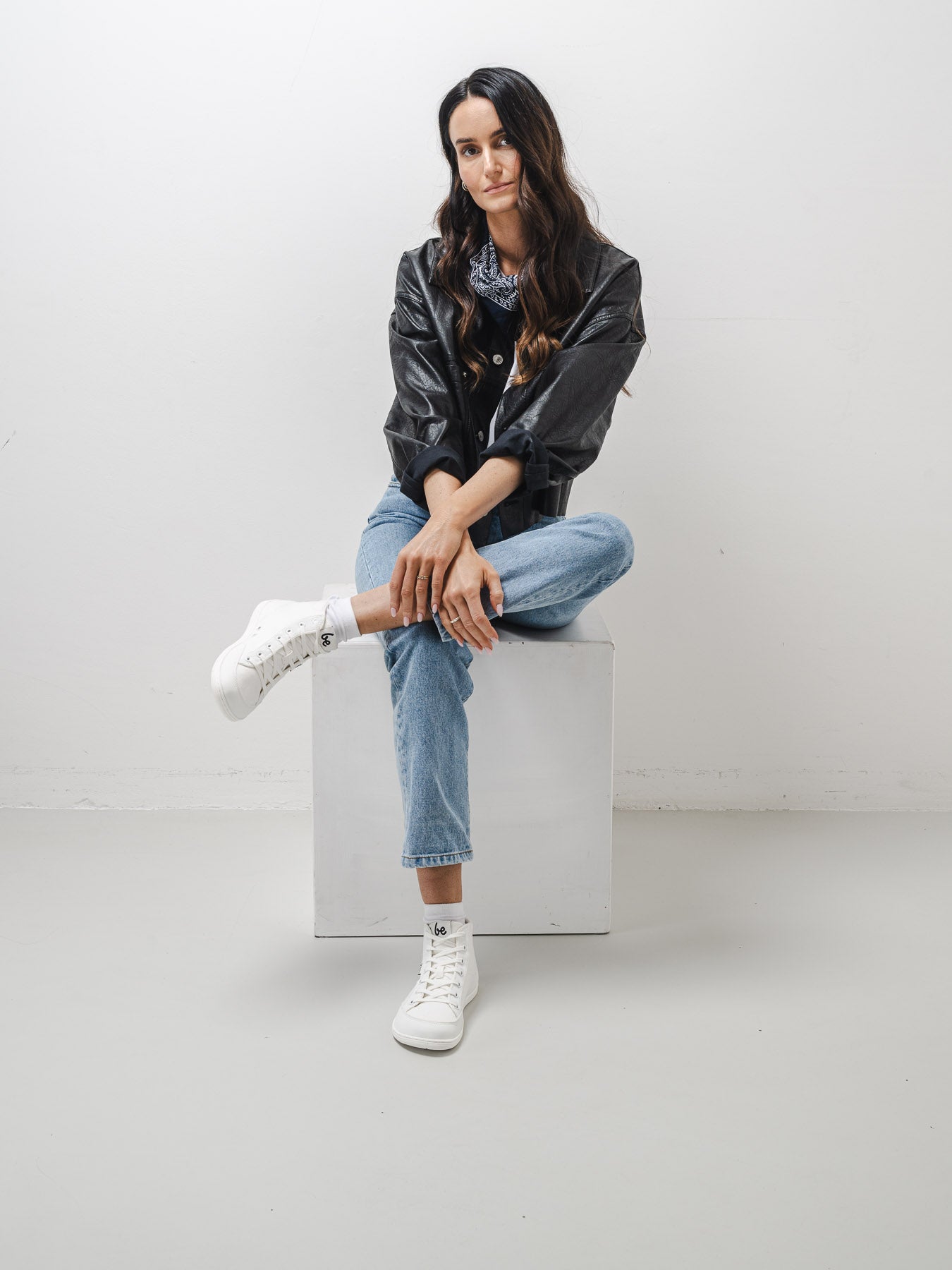 Barfuß-Sneaker Be Lenka Rebound - High Top - All White