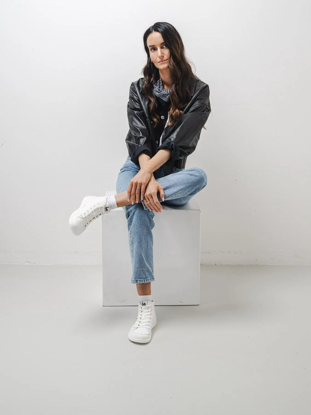Barefoot Sneakers Be Lenka Rebound - High Top - All White