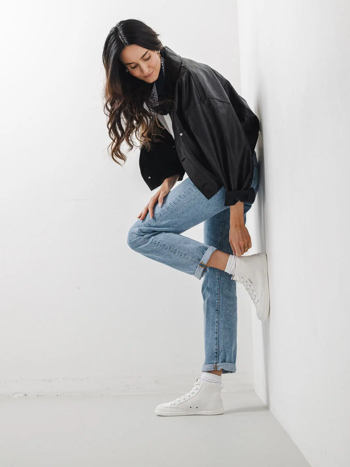 Barefoot Sneakers Be Lenka Rebound - High Top - All White