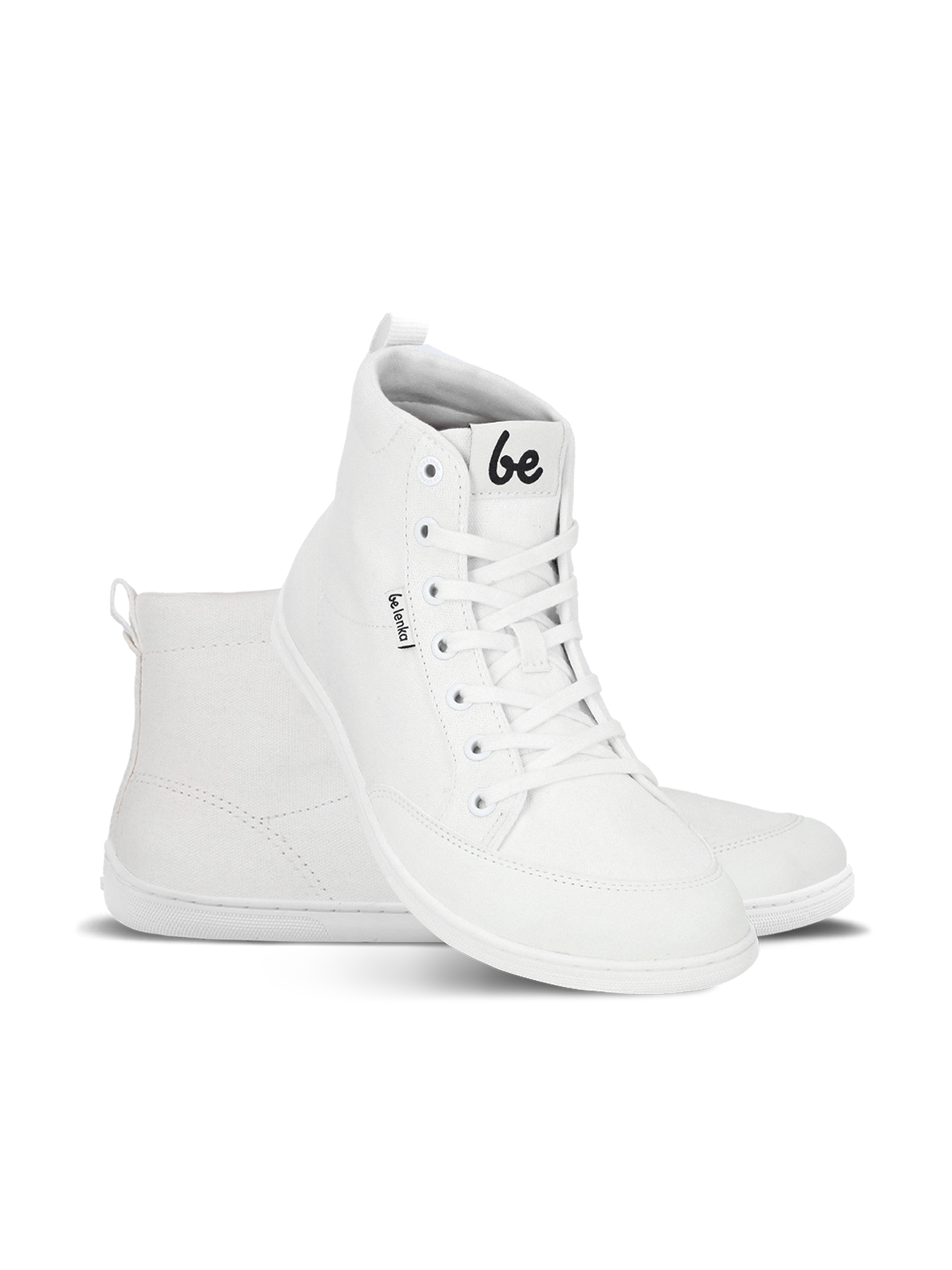 Barfuß-Sneaker Be Lenka Rebound - High Top - All White