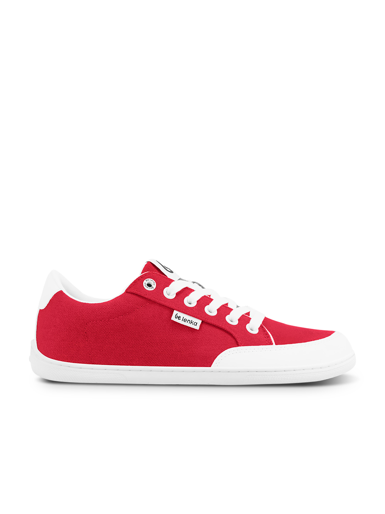 Barfuß Sneaker Be Lenka Rebound - Rot & Weiß