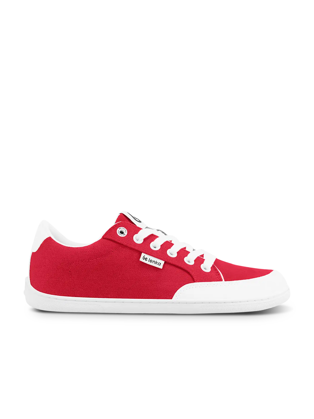 Barfuß Sneaker Be Lenka Rebound - Rot & Weiß