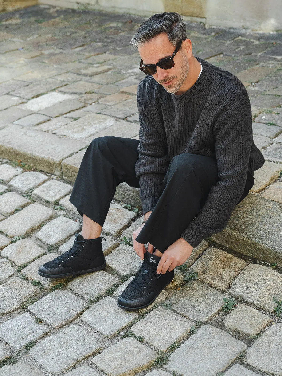 Barfuß Sneaker Be Lenka Rebound Thermo - All Black