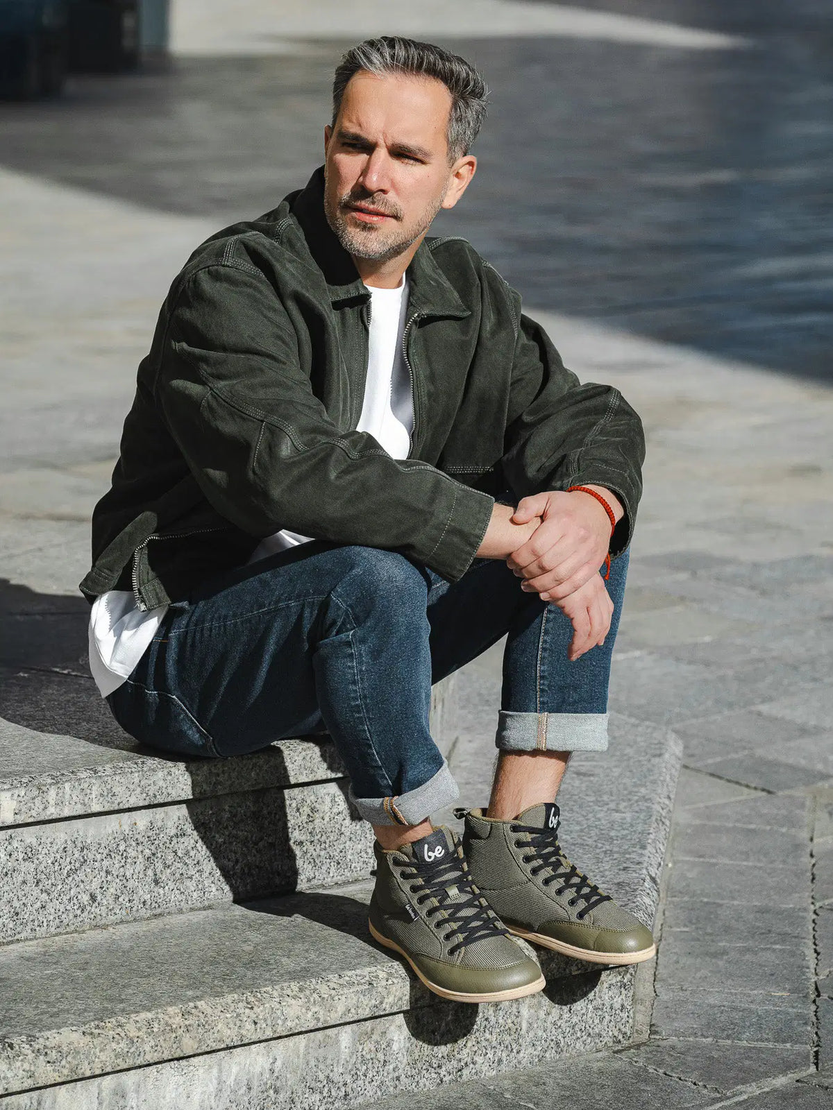 Barfuß-Sneaker Be Lenka Rebound Thermo - Army Green