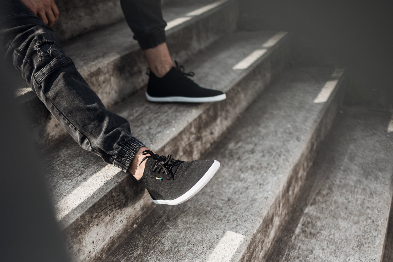 Barfuß-Sneaker - Be Lenka Stride - Schwarz & Weiß