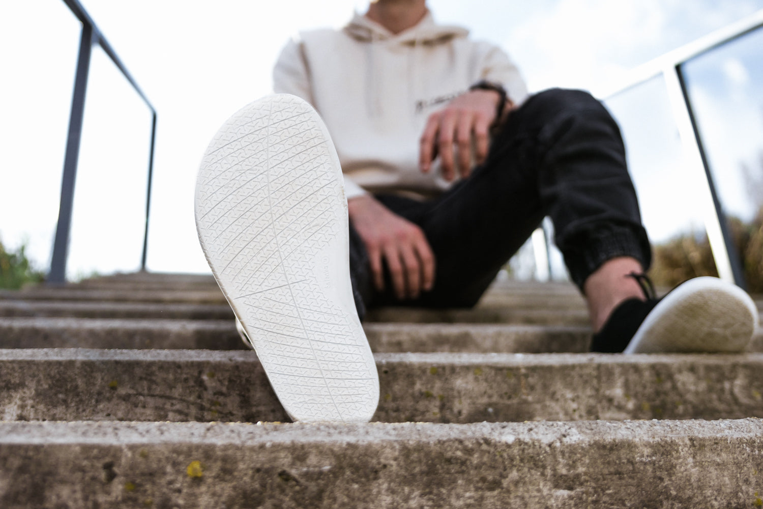 Barfuß-Sneaker - Be Lenka Stride - Schwarz & Weiß