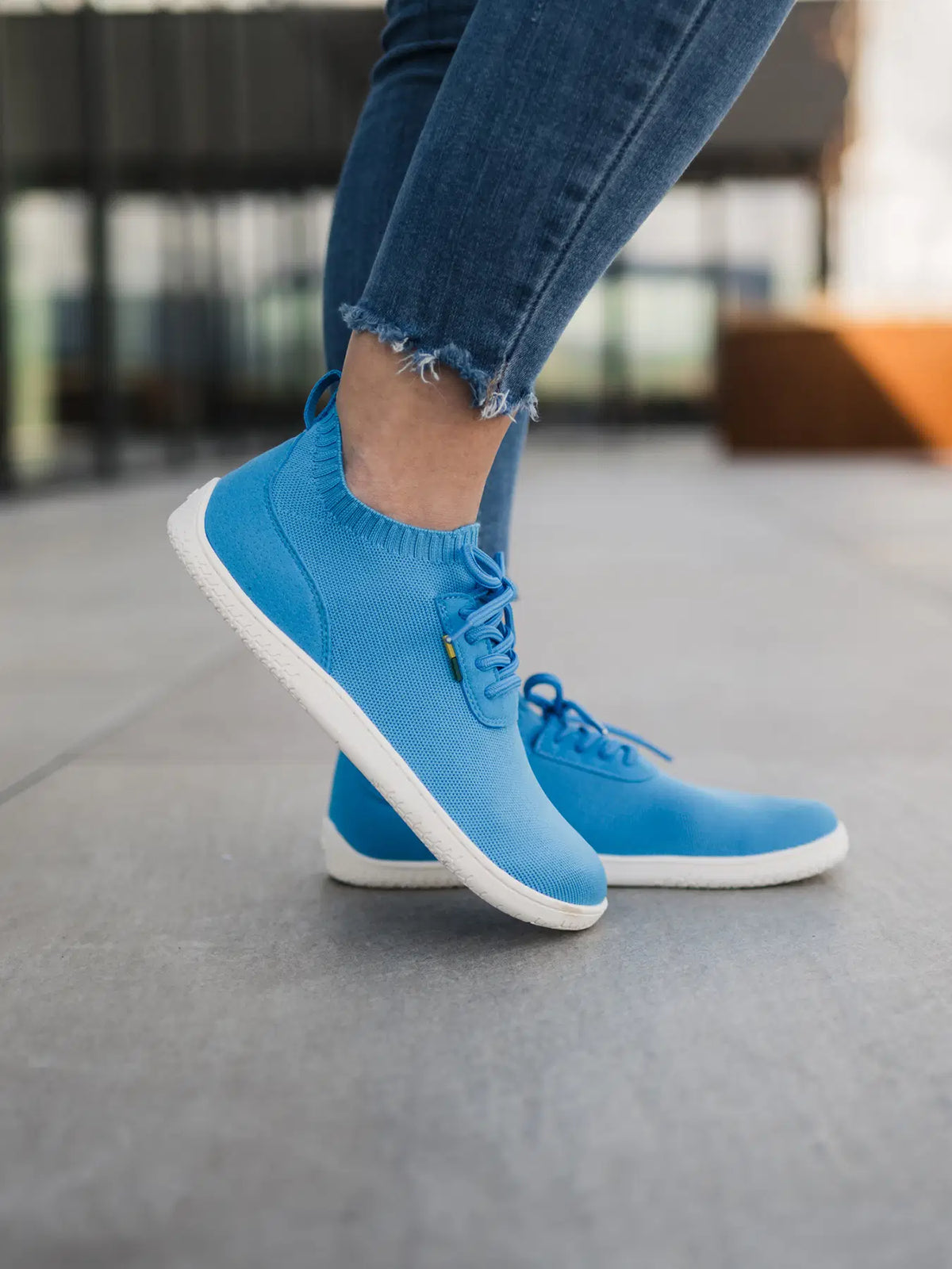 Barfußschuhe Be Lenka Stride - Blau & Weiß