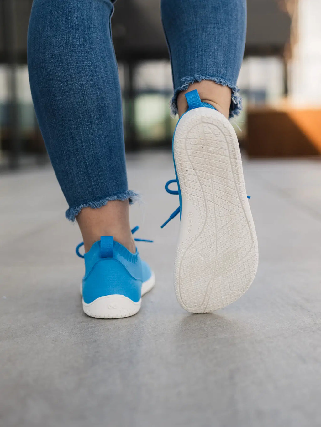 Barfußschuhe Be Lenka Stride - Blau & Weiß
