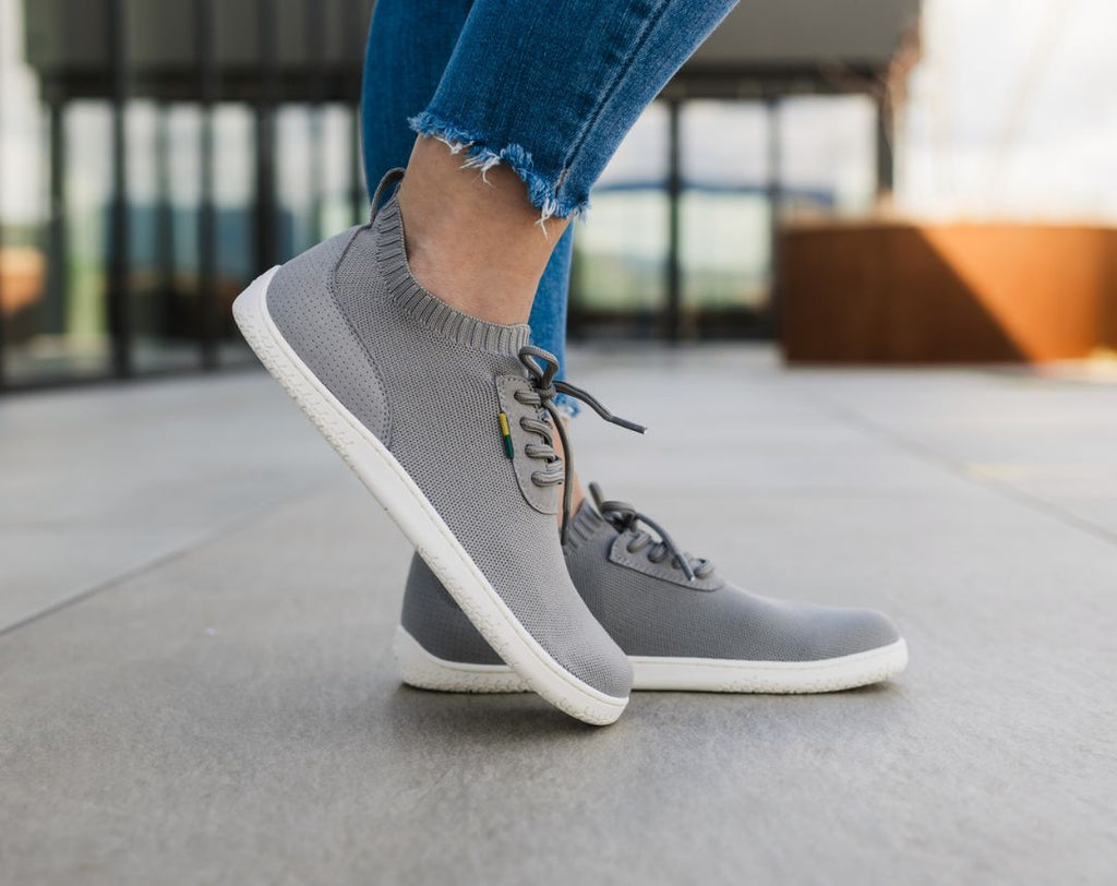 Barfuß-Sneaker - Be Lenka Stride - Grau & Weiß