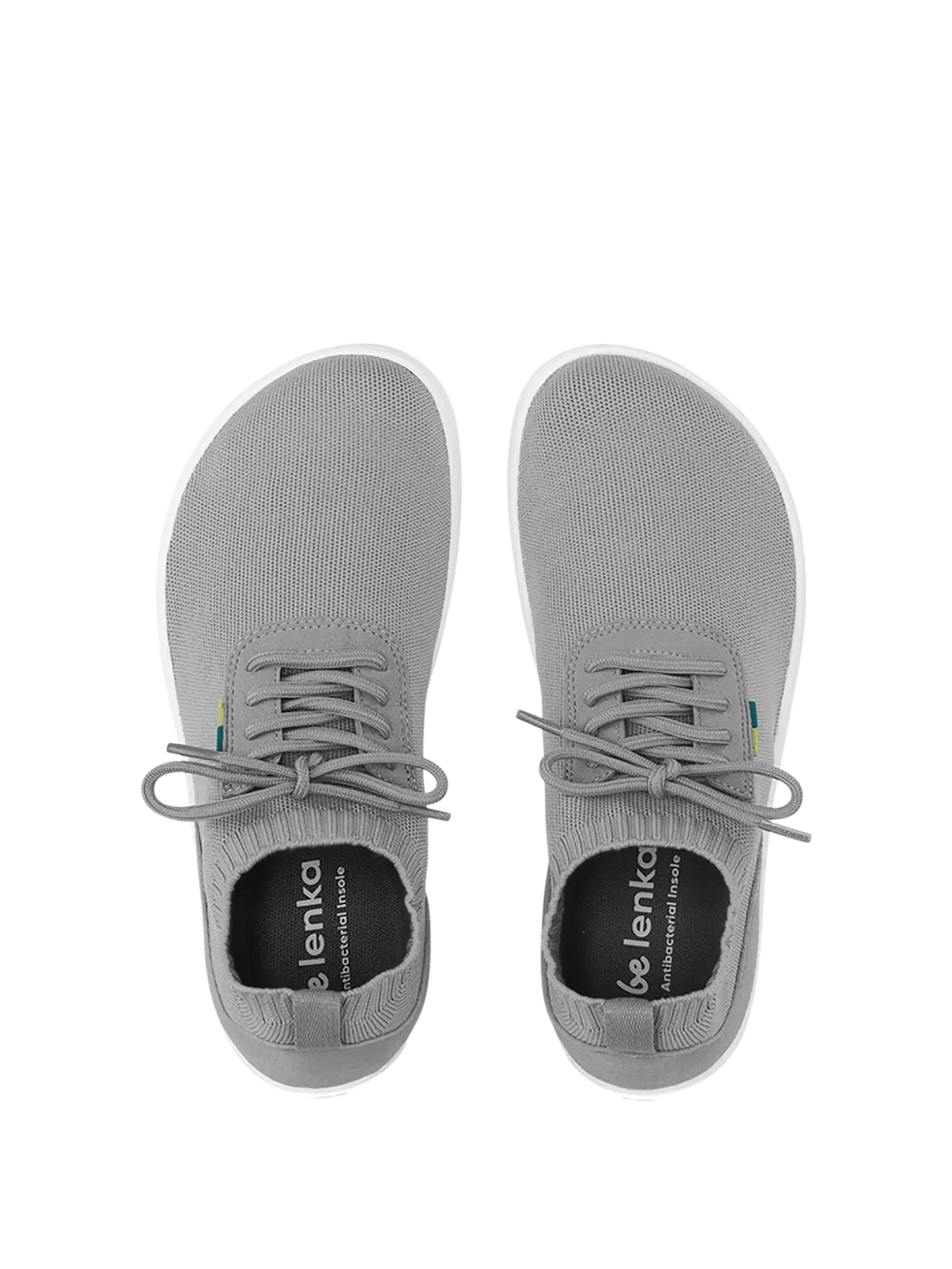 Barefoot Sneakers - Be Lenka Stride - Grey & White