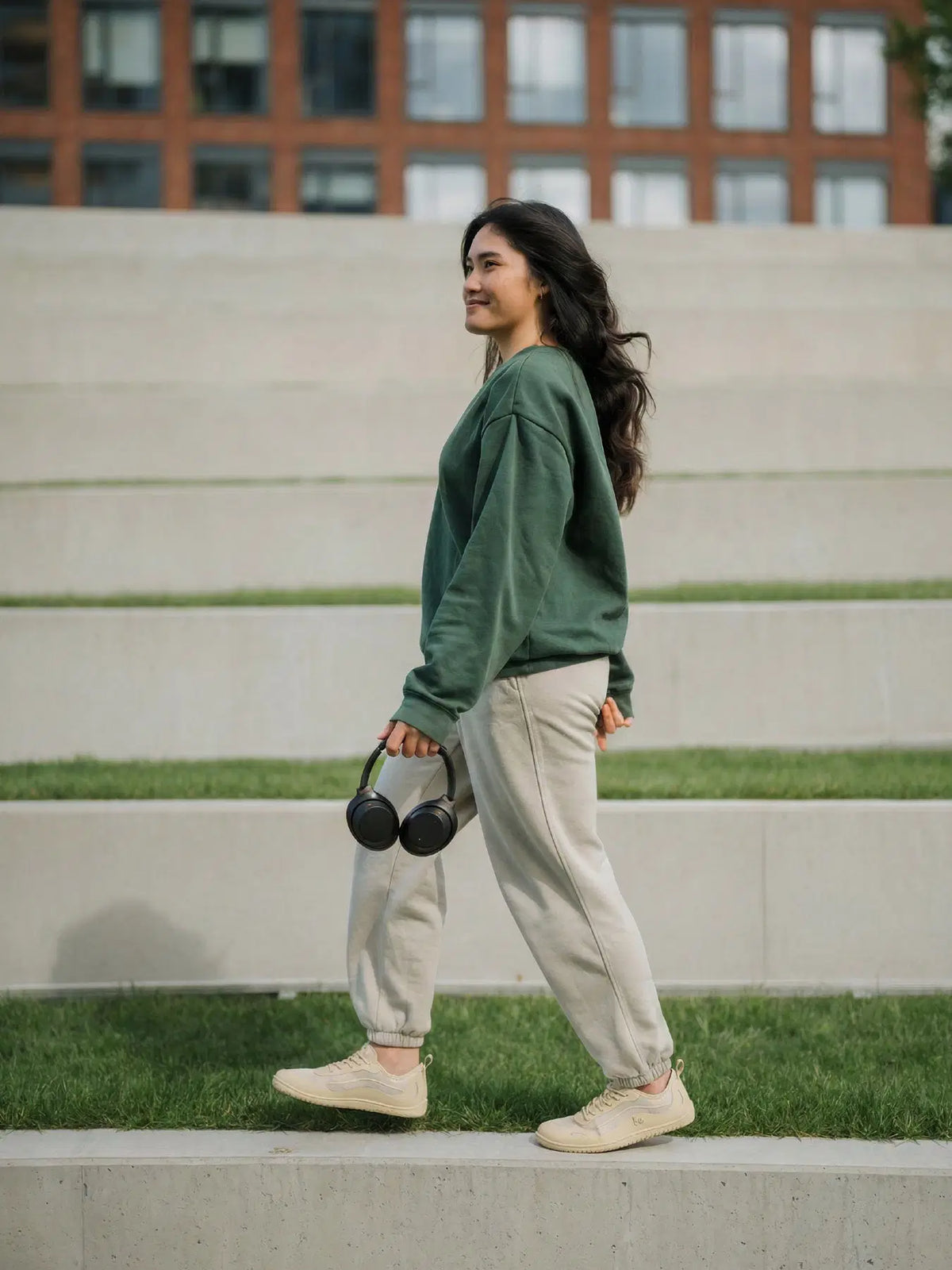 Barfuß-Sneaker Be Lenka Velocity – Beige