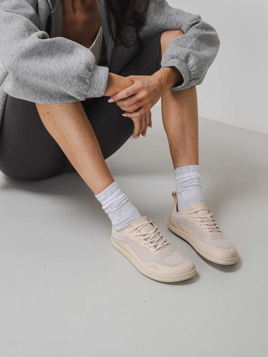 Barfuß-Sneaker Be Lenka Velocity – Beige