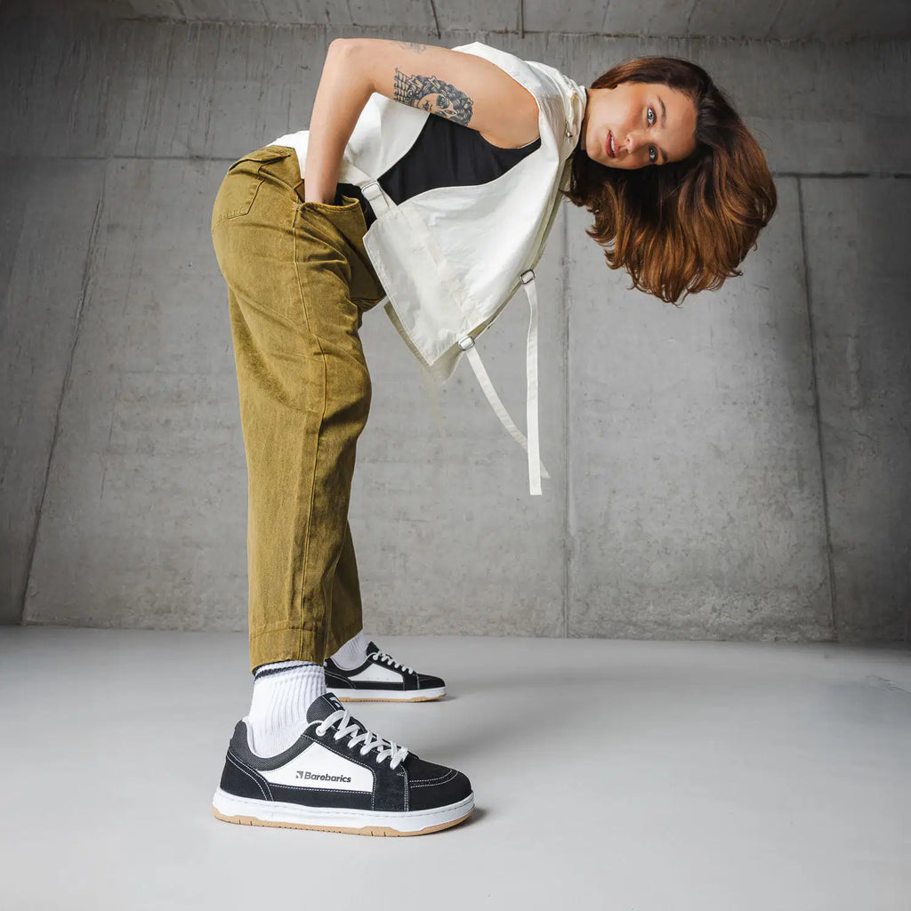 Barefoot Shoes Barebarics Legend - Black & White