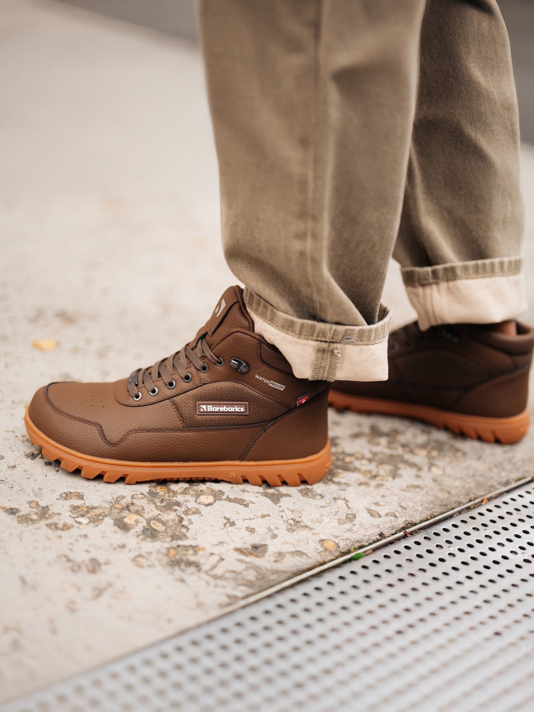 Barefoot Shoes Barebarics UrbanEdge - Dark Brown