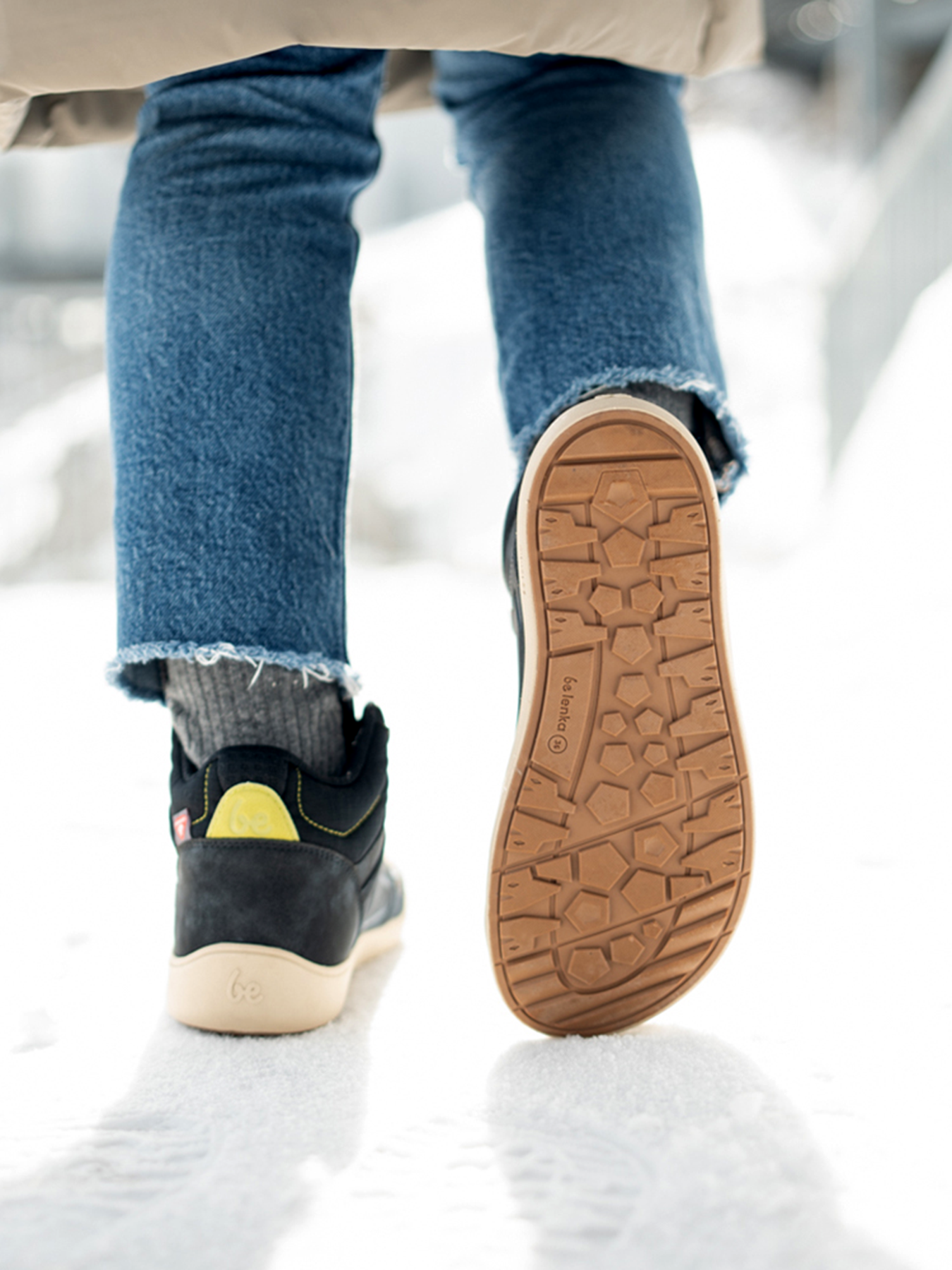 Barfußstiefel Be Lenka ArcticEdge - Anthrazitschwarz