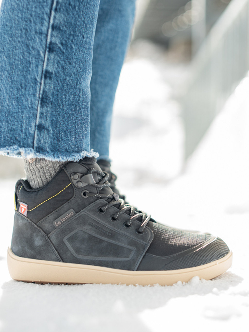 Barfußstiefel Be Lenka ArcticEdge - Anthrazitschwarz