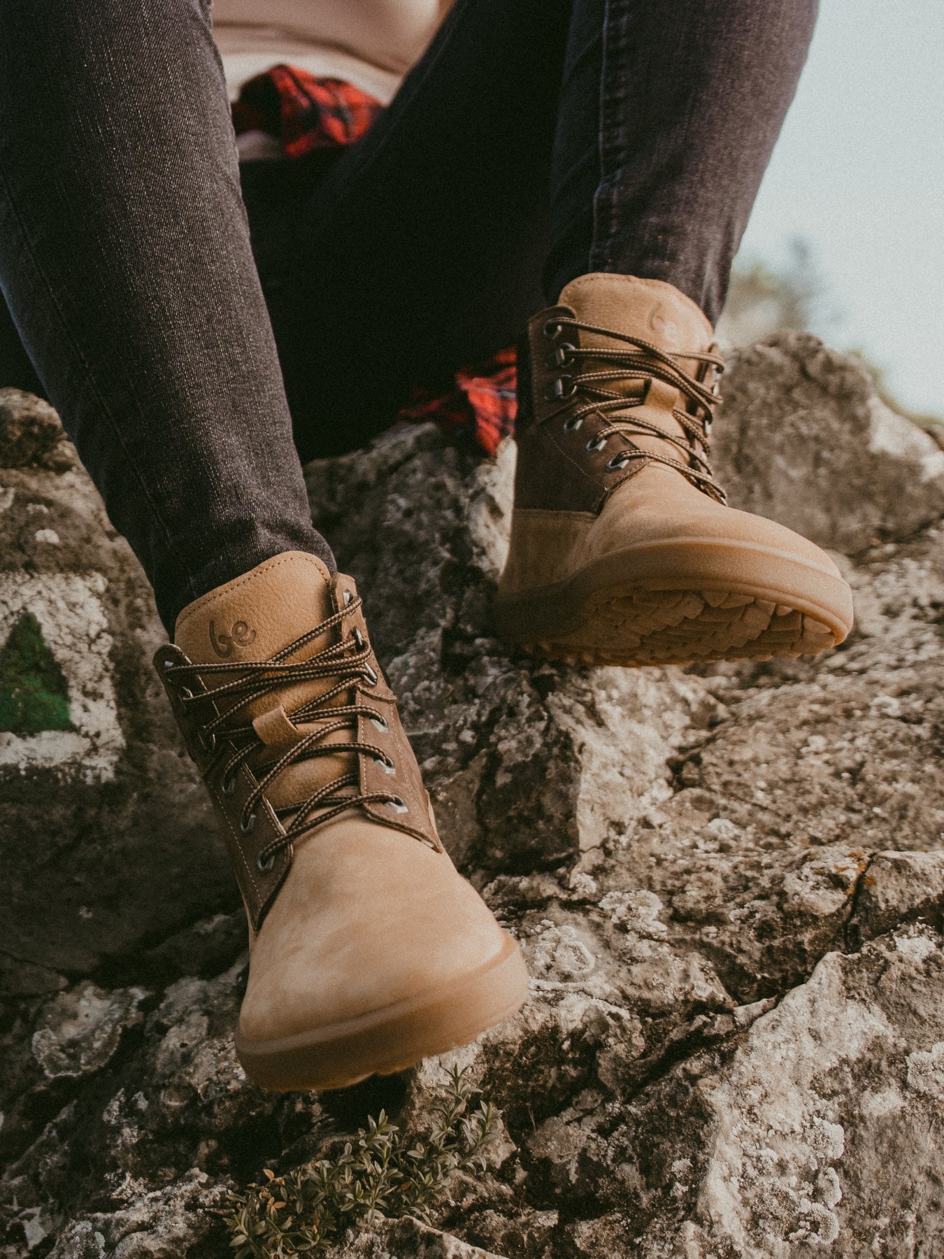 Barfußschuhe Be Lenka Nevada Neo - Sand & Dark Brown