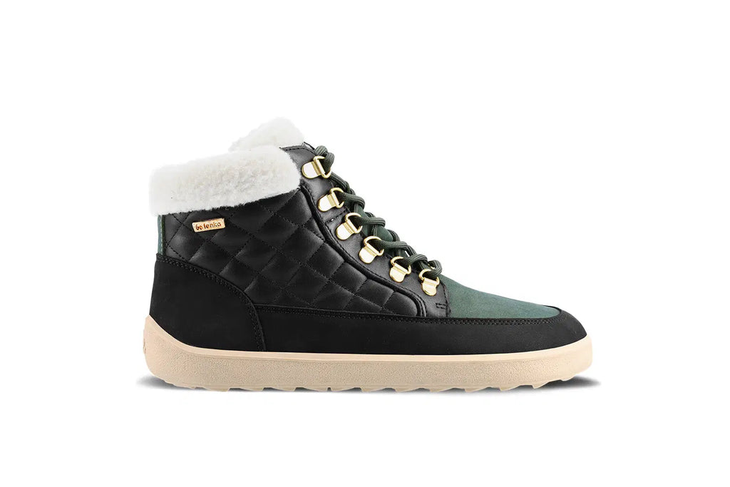 Barfußschuhe Be Lenka Olivia - Schwarz & Dunkelgrün