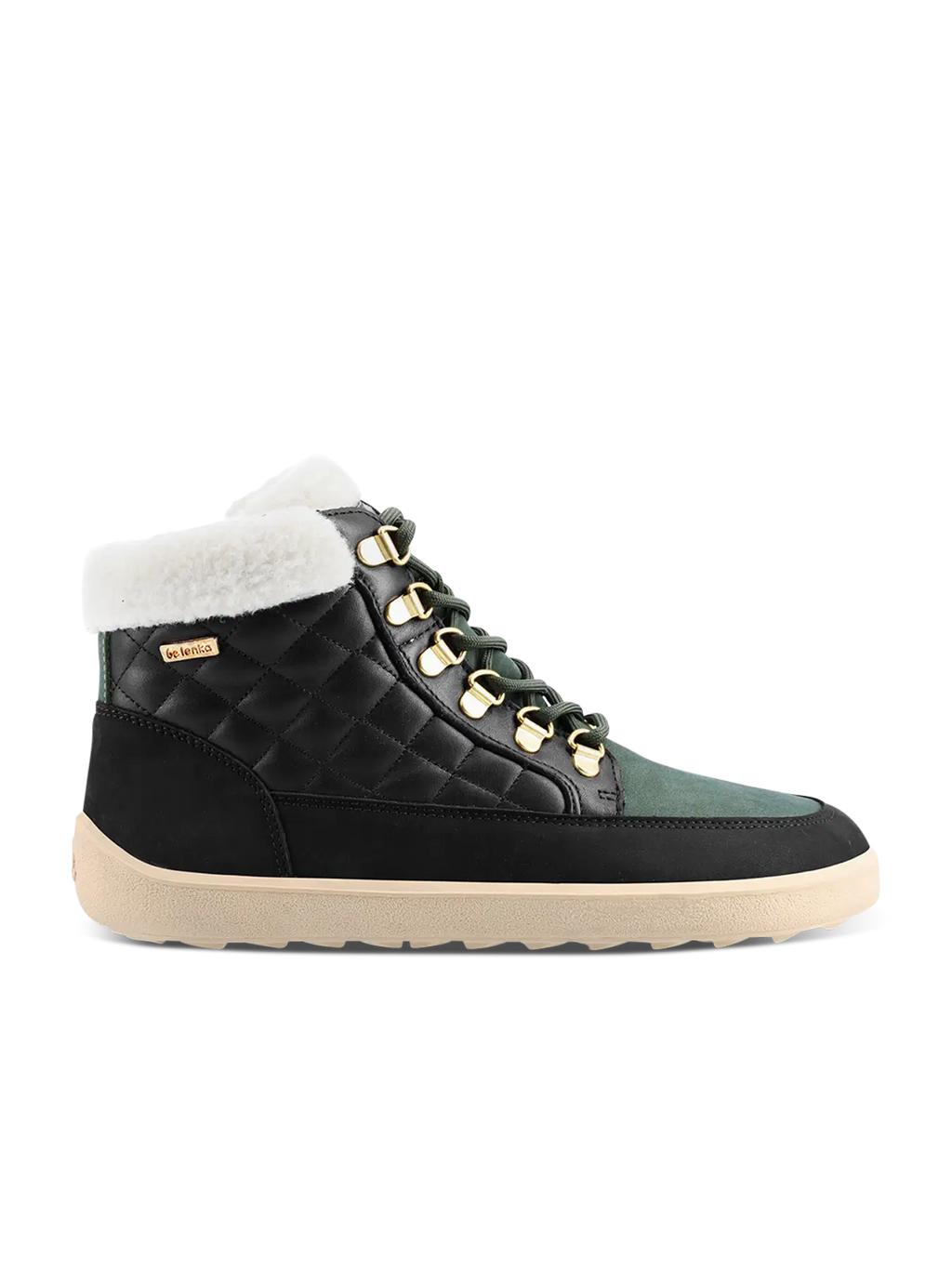 Barfußschuhe Be Lenka Olivia - Schwarz & Dunkelgrün