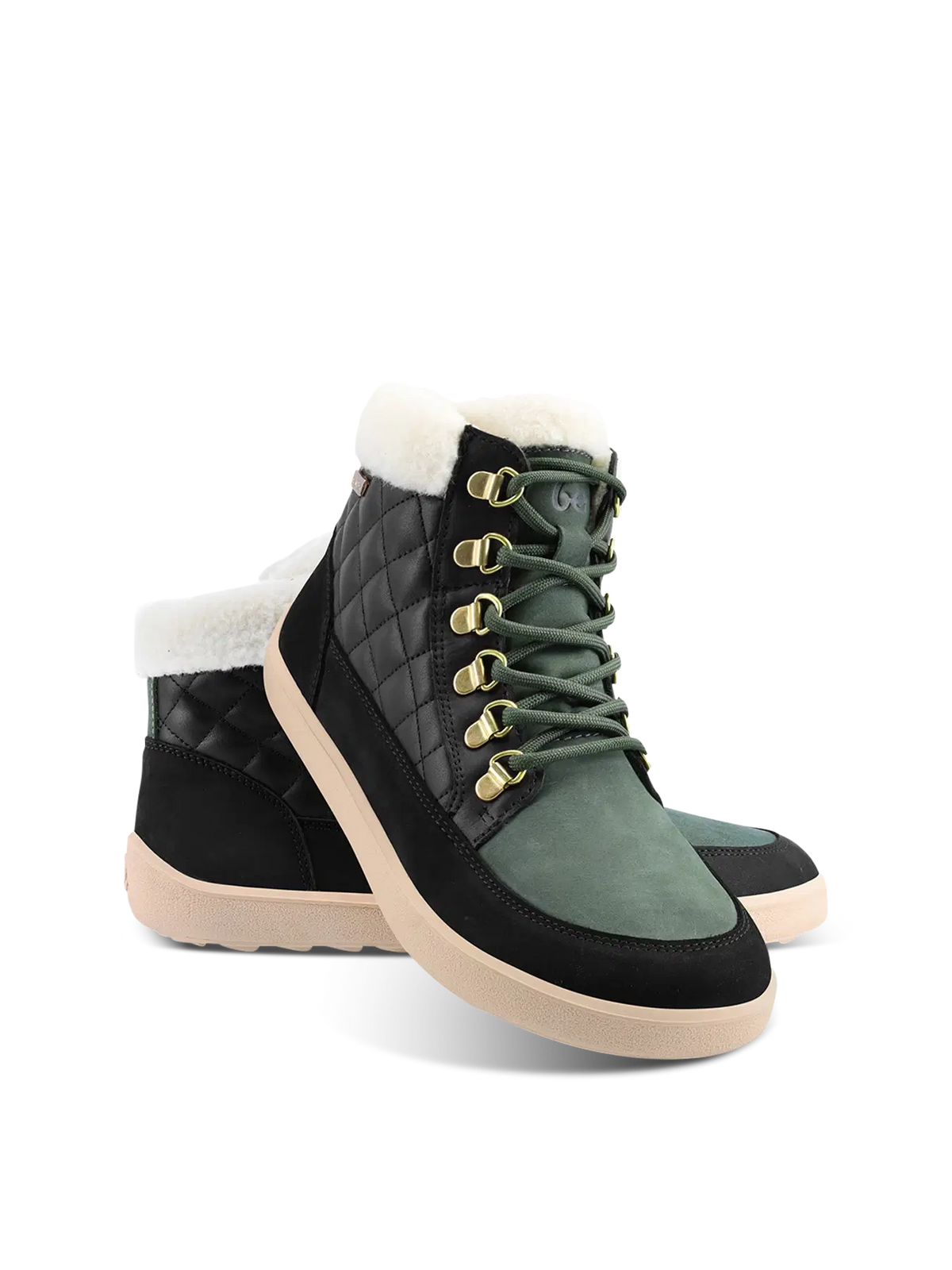 Barfußschuhe Be Lenka Olivia - Schwarz & Dunkelgrün