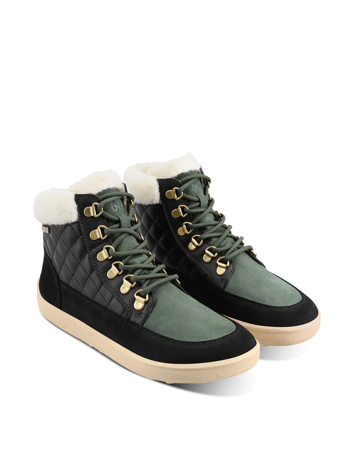 Barfußschuhe Be Lenka Olivia - Schwarz & Dunkelgrün
