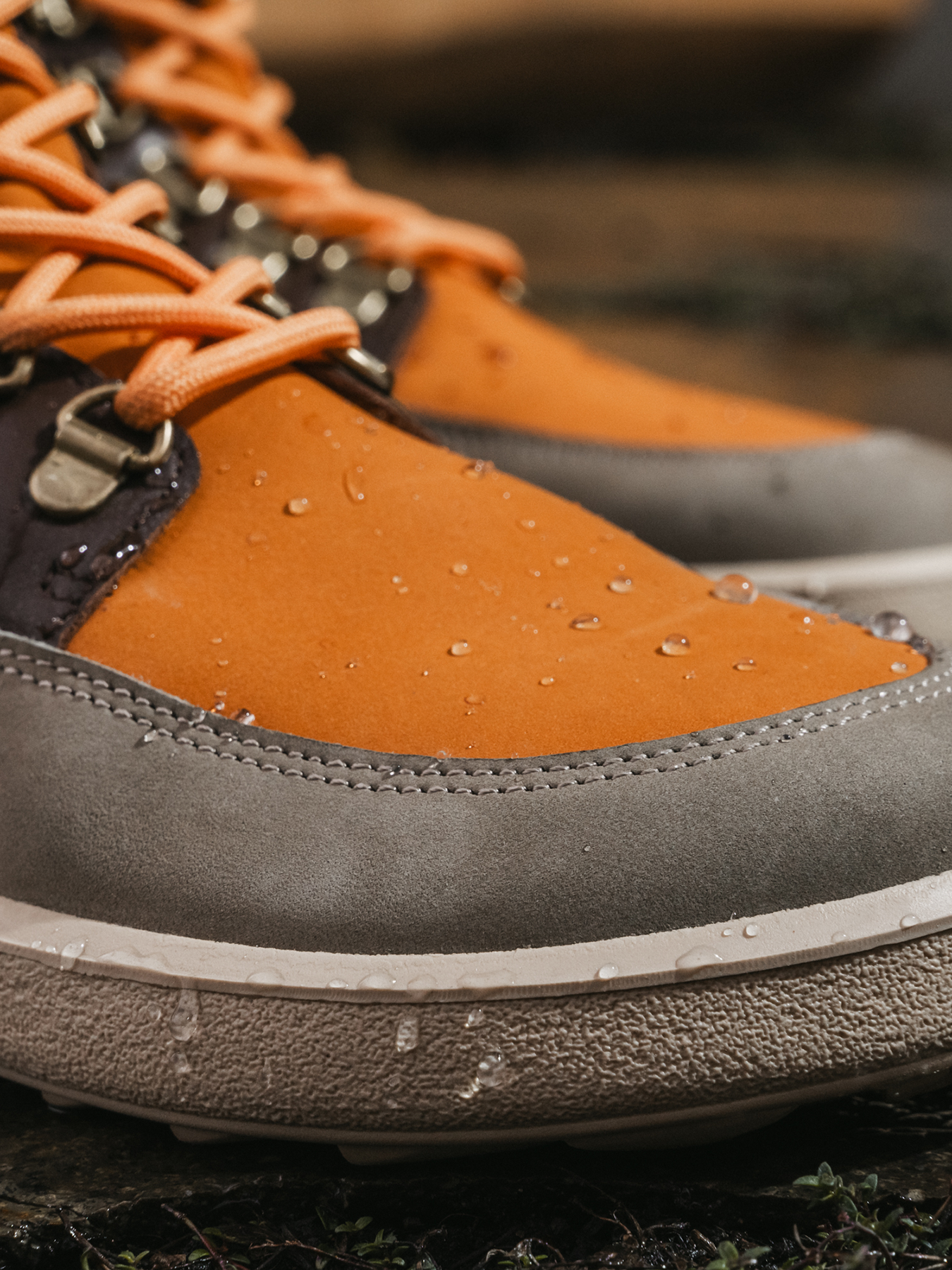 Barfußschuhe Be Lenka Olivia - Taupe, Dunkelbraun & Orange