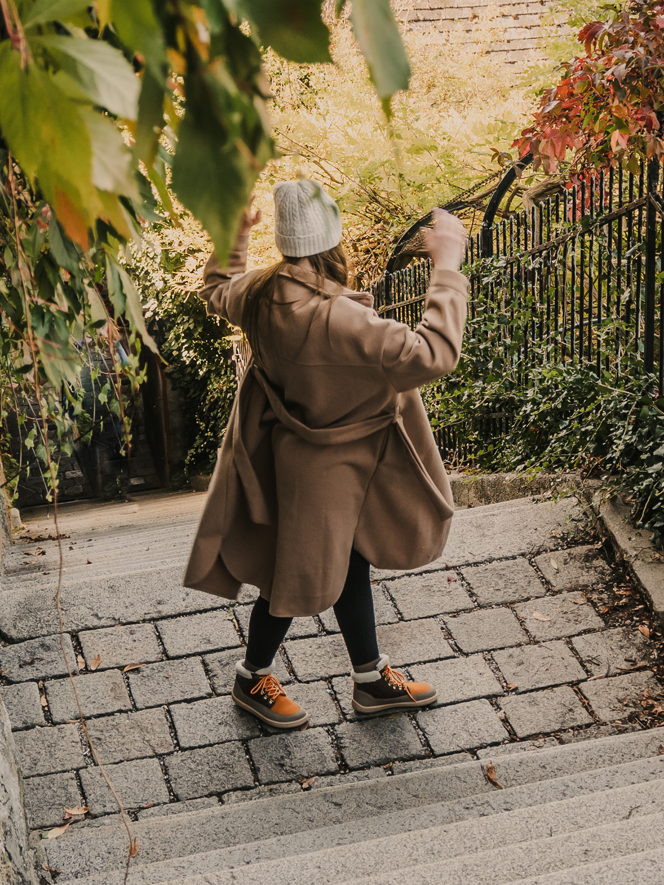 Barfußschuhe Be Lenka Olivia - Taupe, Dunkelbraun & Orange