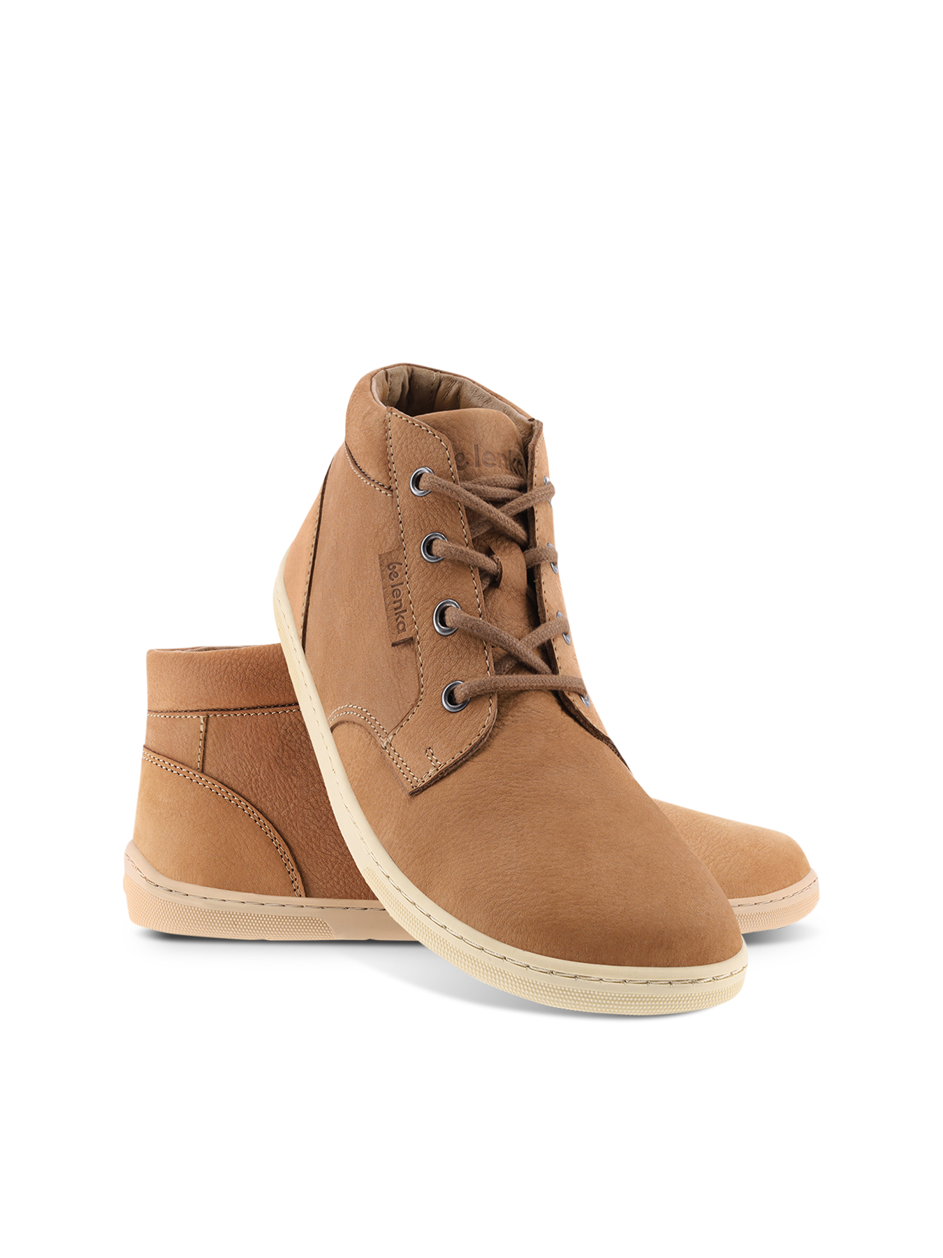 Barfußschuhe - Be Lenka - Synergy - Cognac & Beige