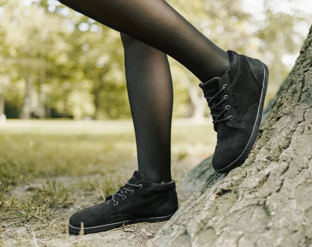 Barfußschuhe - Be Lenka - Synergy - Fleece - Komplett Schwarz