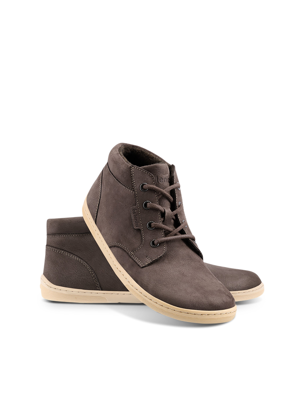 Barfußschuhe - Be Lenka - Synergy - Fleece - Chocolate & Beige