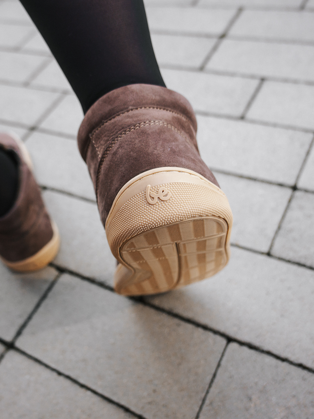Barfußschuhe - Be Lenka - Synergy - Fleece - Chocolate & Beige