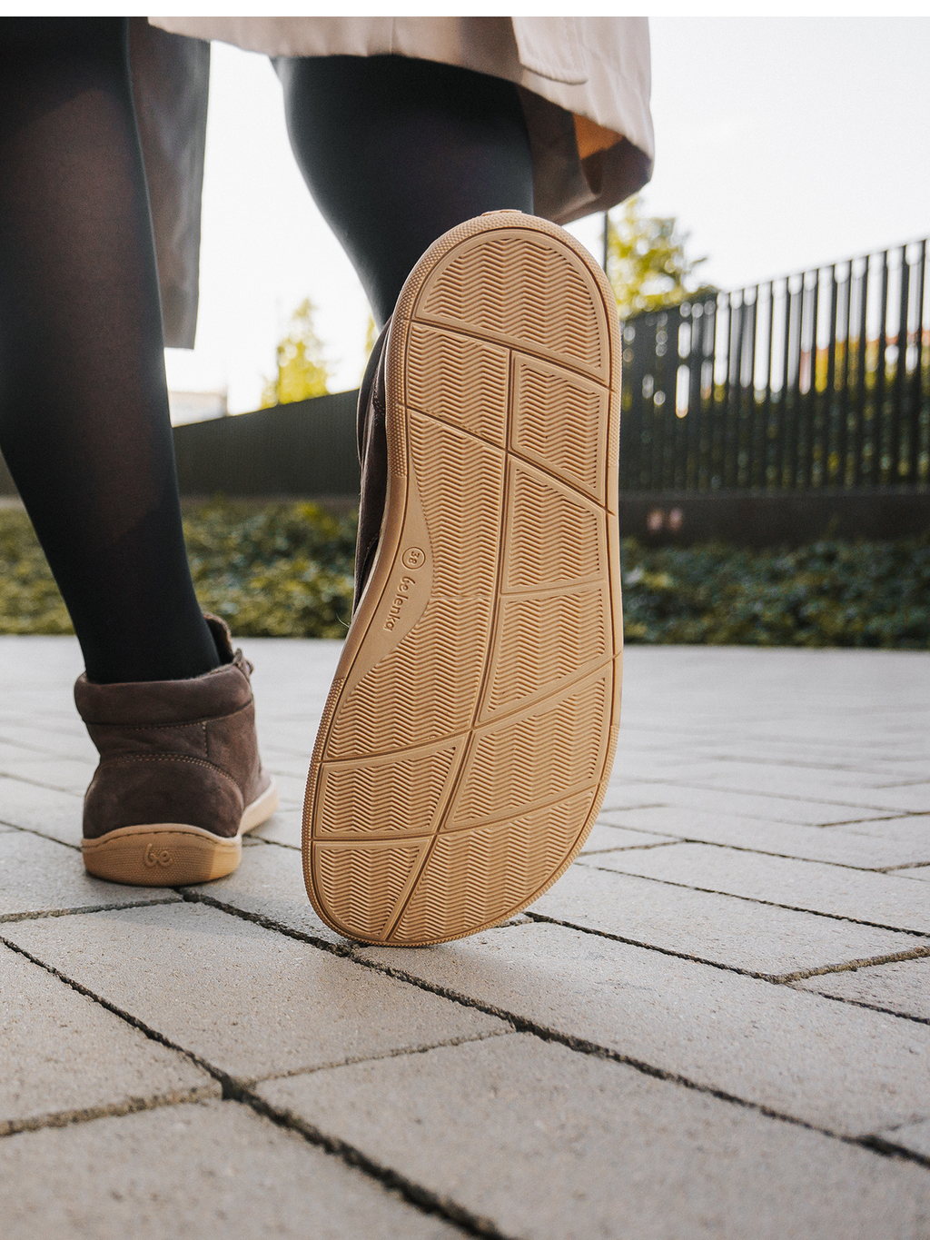 Barfußschuhe - Be Lenka - Synergy - Fleece - Chocolate & Beige