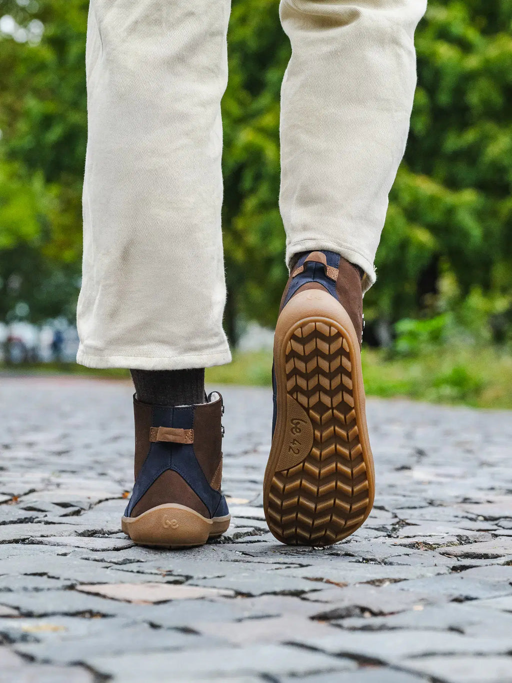 Barfußschuhe Be Lenka York - Braun & Navy