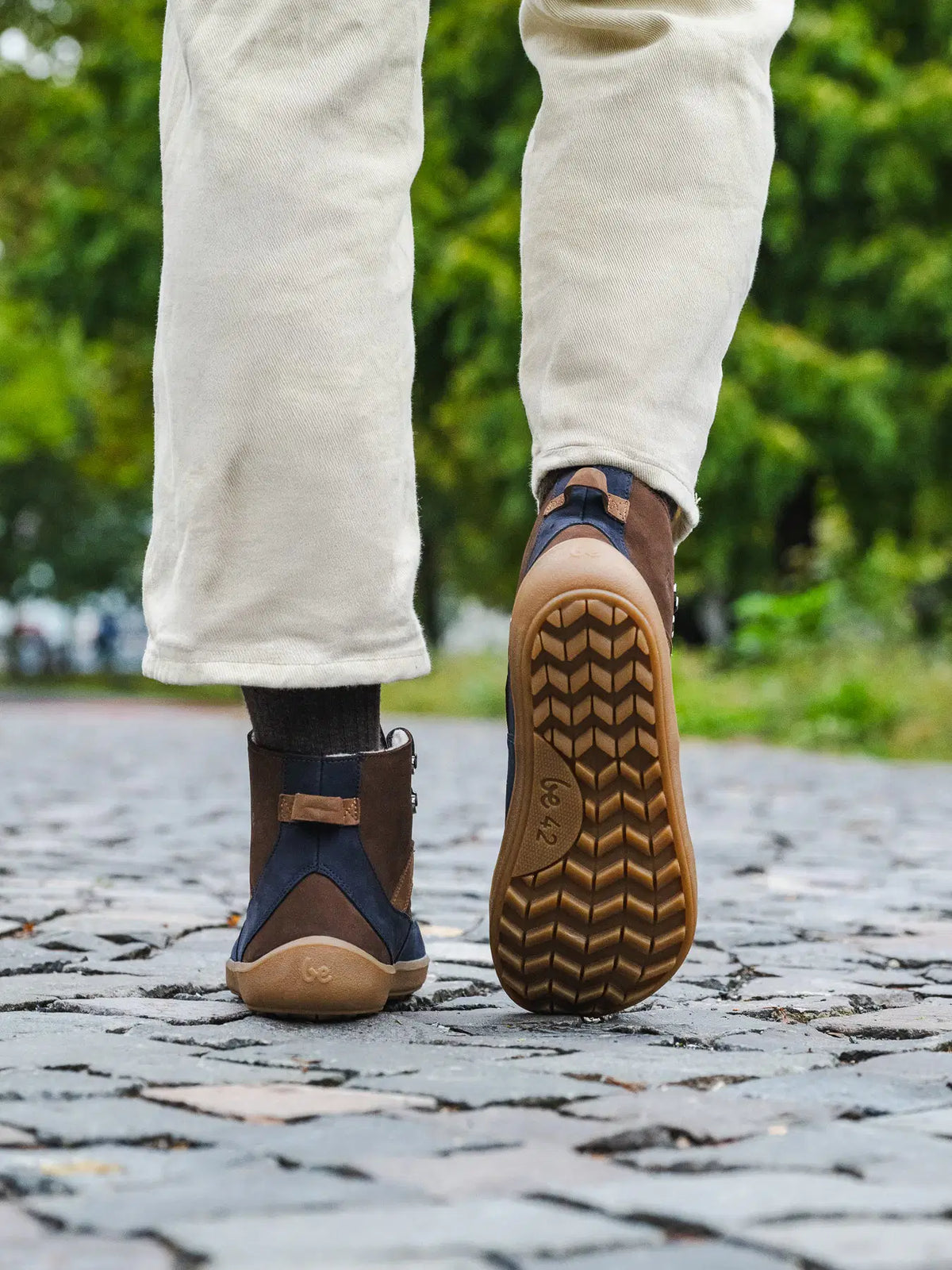 Barfußschuhe Be Lenka York - Braun & Navy