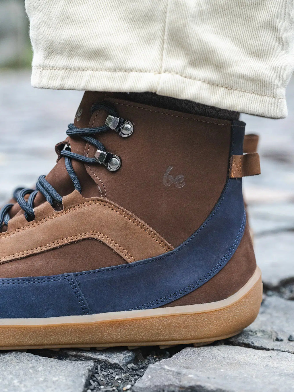 Barfußschuhe Be Lenka York - Braun & Navy