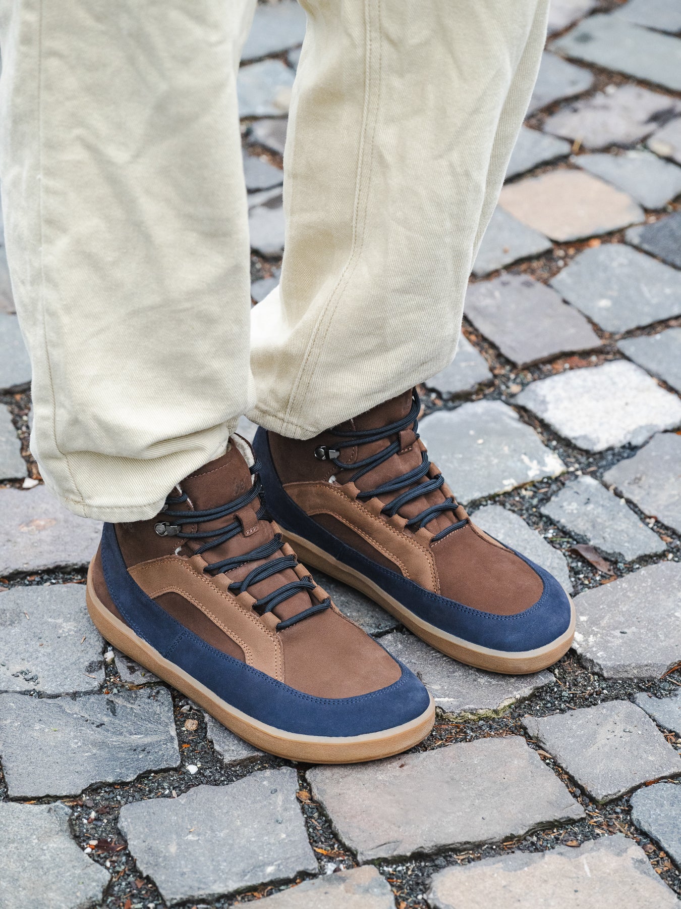 Barfußschuhe Be Lenka York - Braun & Navy