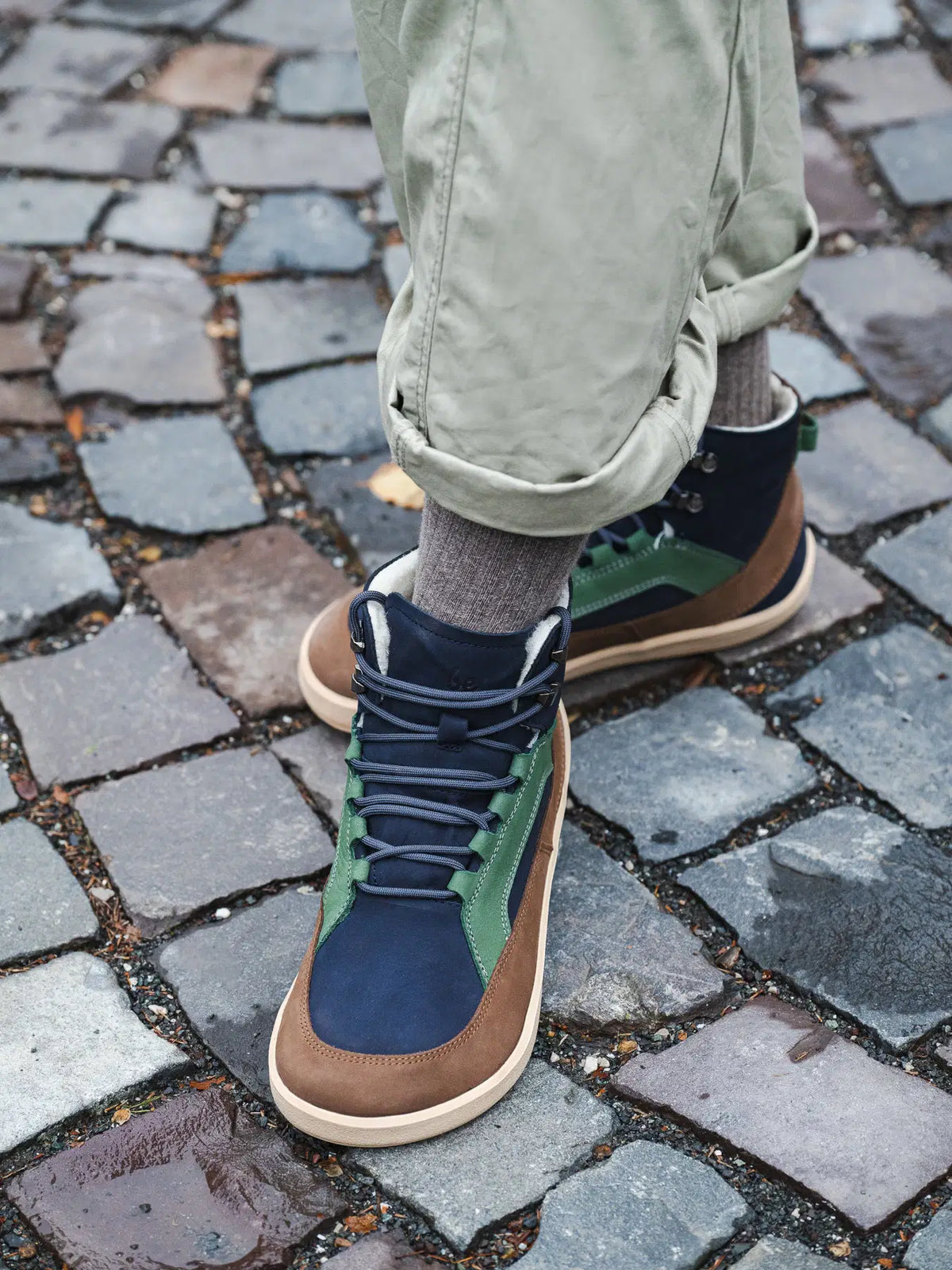 Barfußschuhe Be Lenka York – Navy, Braun & Beige
