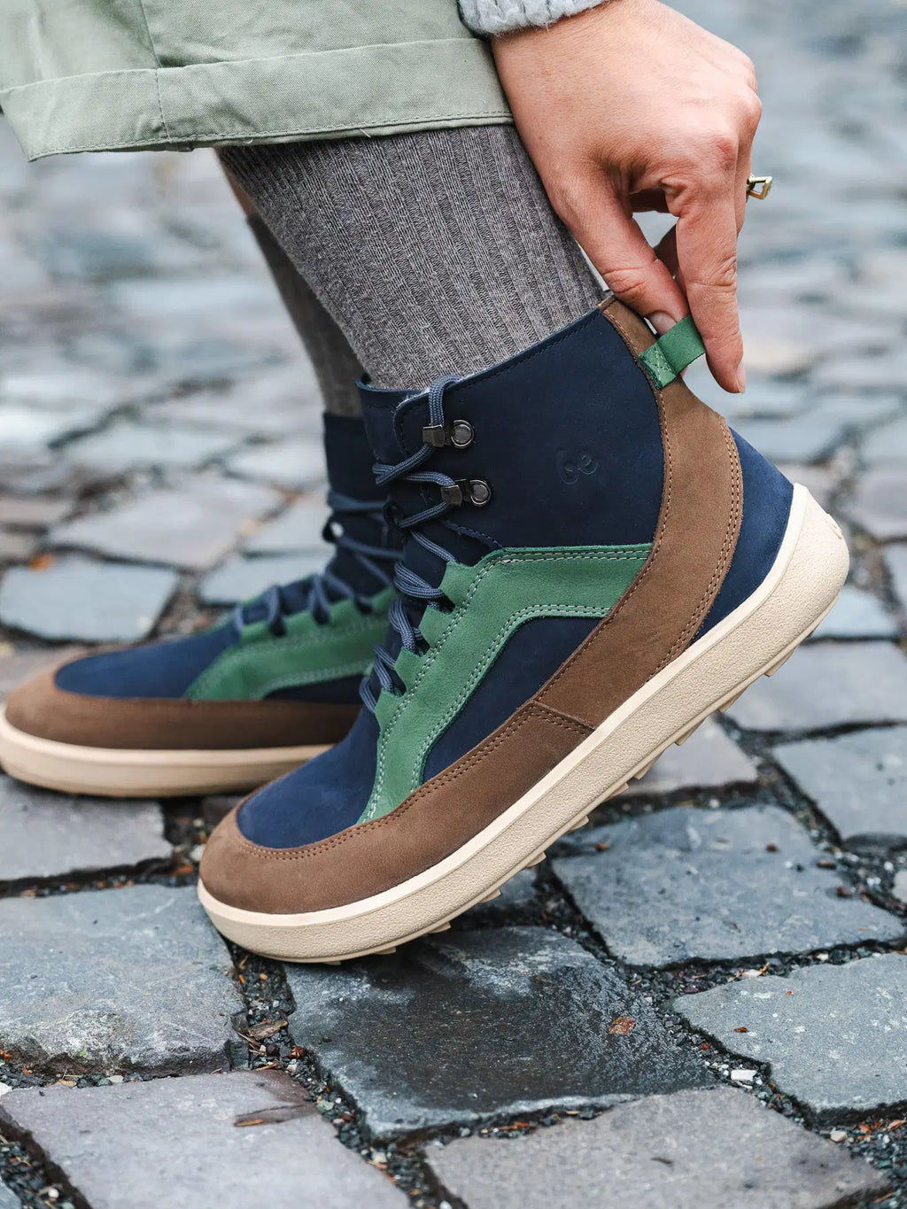 Barfußschuhe Be Lenka York – Navy, Braun & Beige