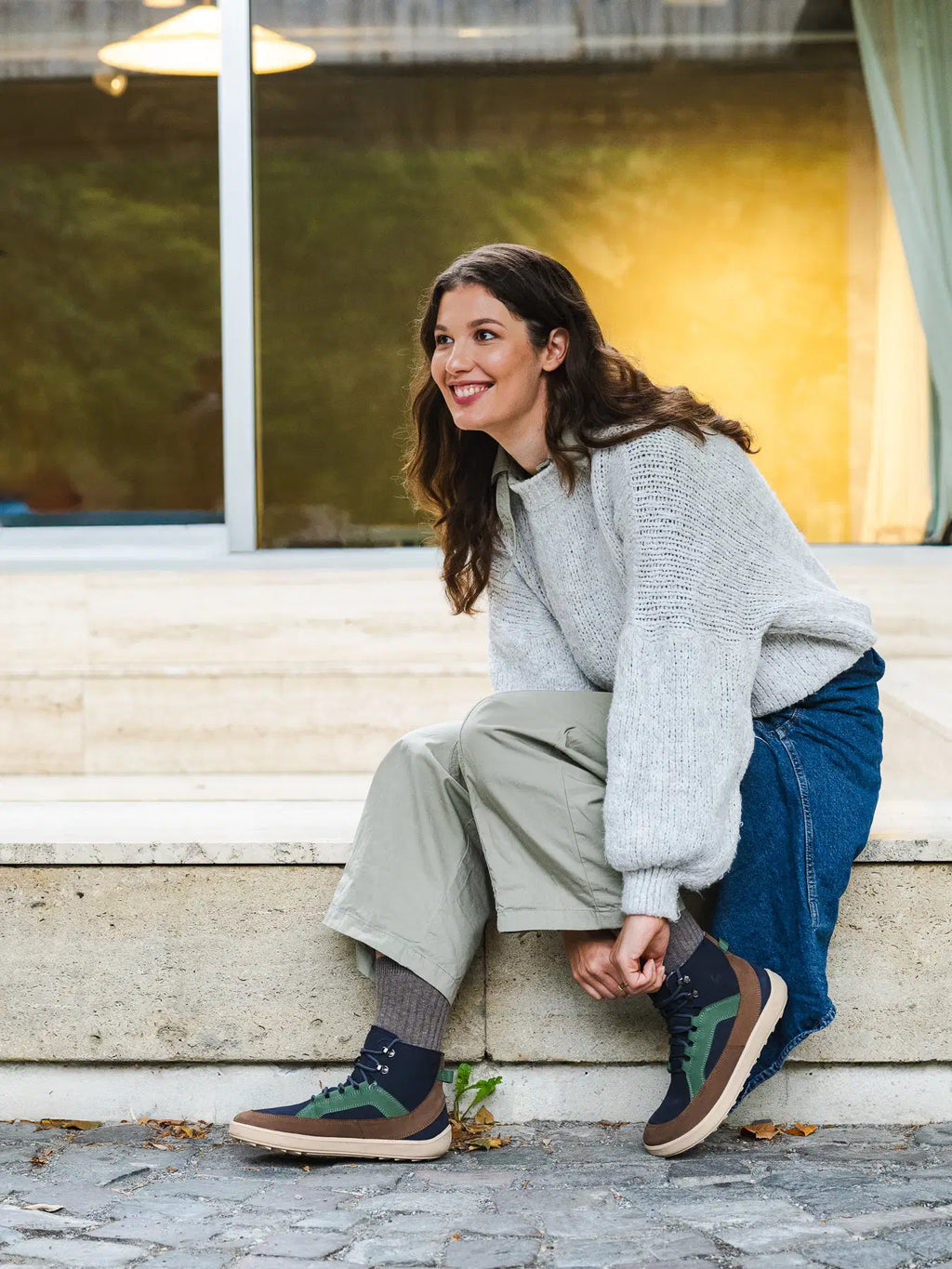 Barfußschuhe Be Lenka York – Navy, Braun & Beige
