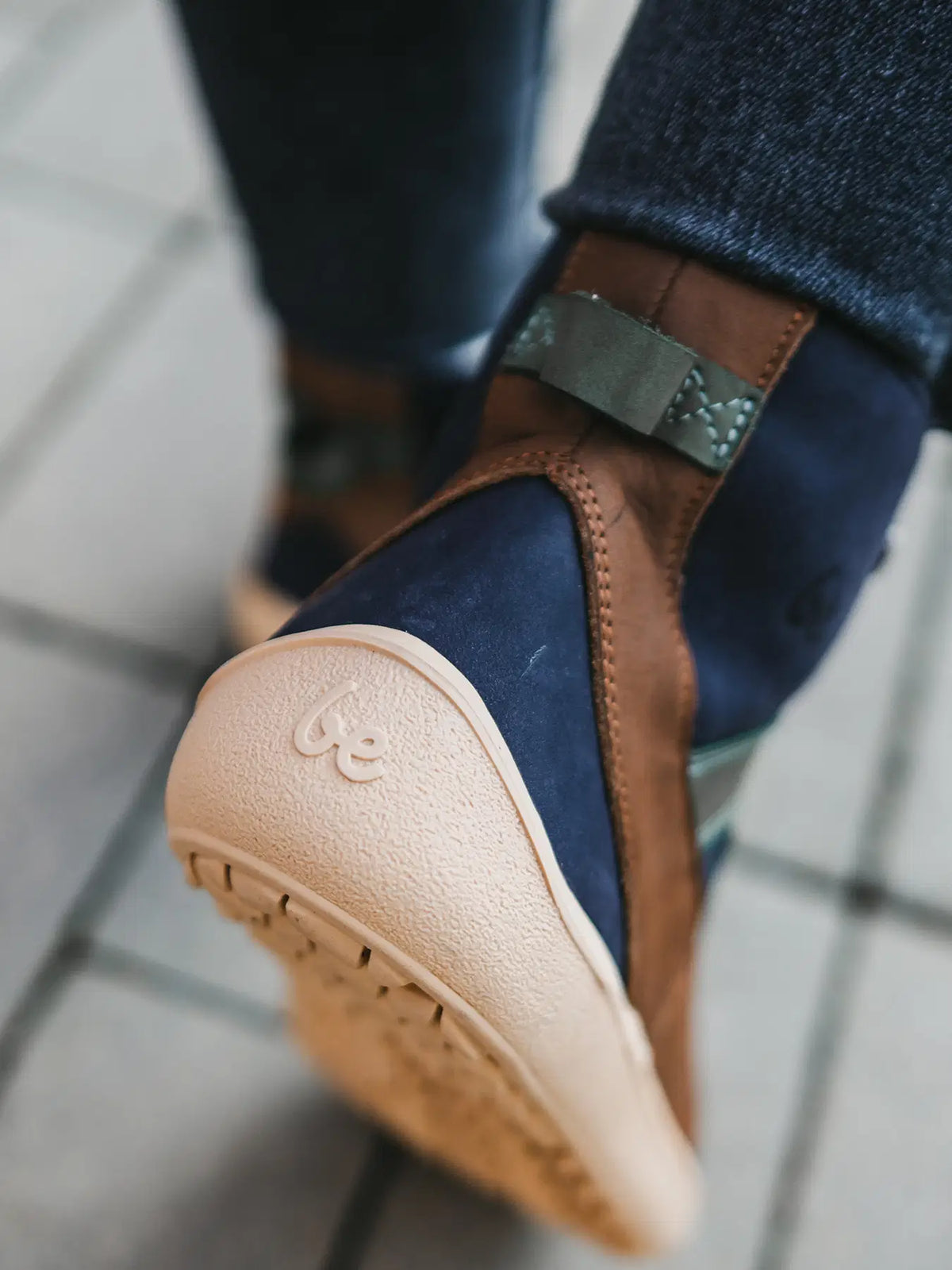 Barfußschuhe Be Lenka York – Navy, Braun & Beige