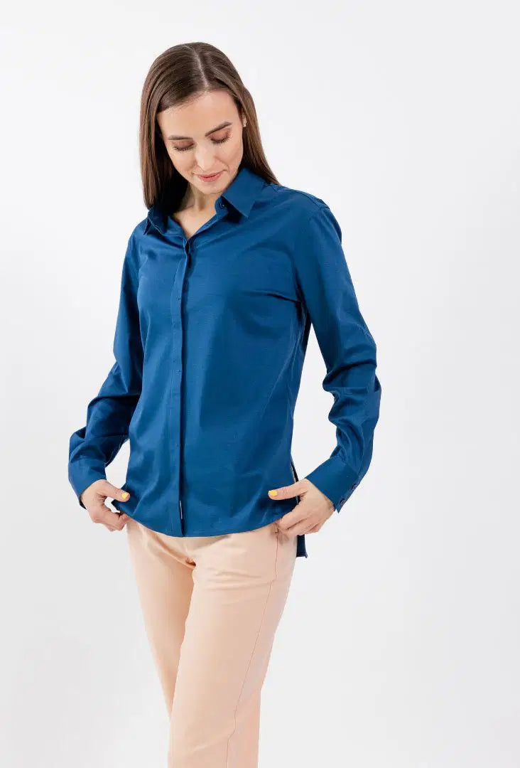 Damenhemd Be Lenka Essentials - Navy