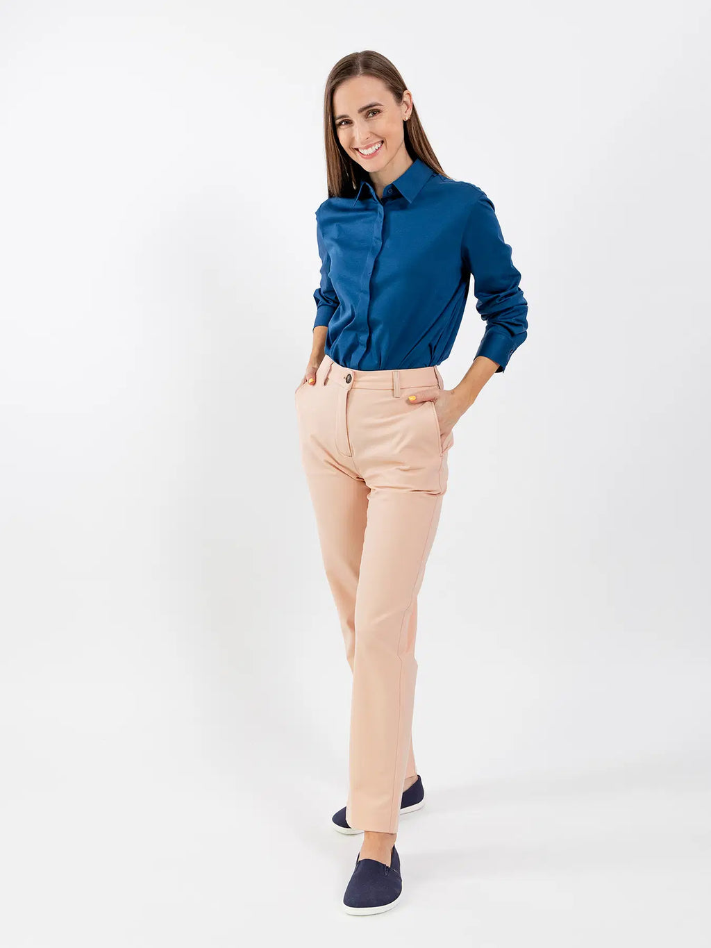 Damenhemd Be Lenka Essentials - Navy