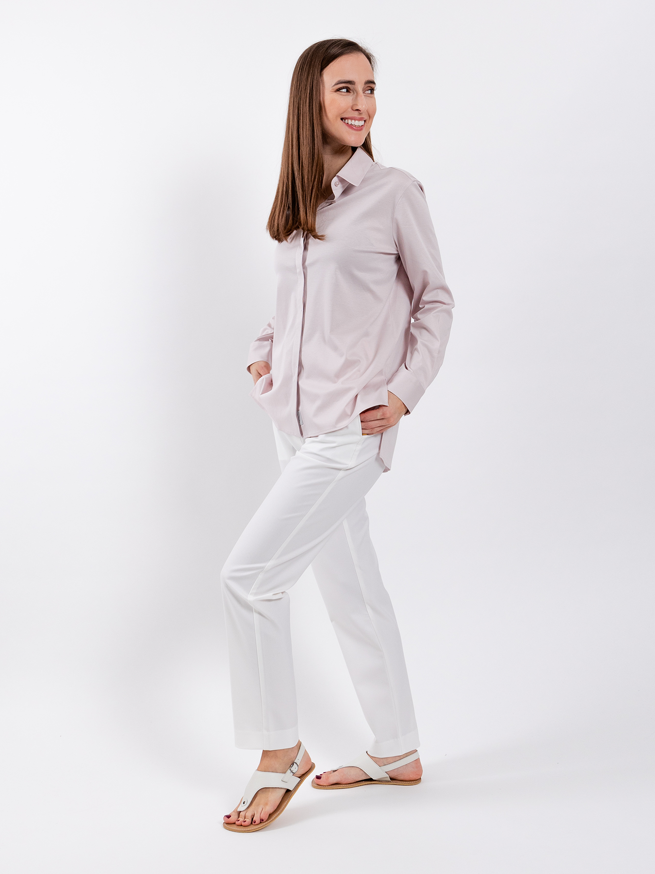 Damenhemd Be Lenka Essentials – Puderrosa