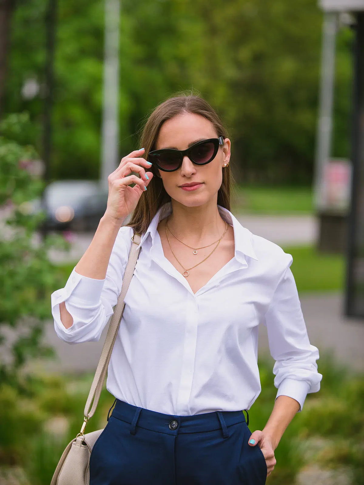 Damen T-Shirt Be Lenka Essentials – Weiß