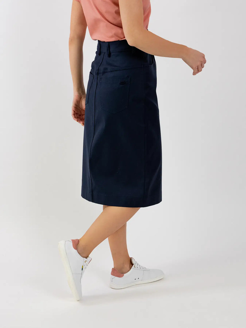 Damen Midi-Rock Be Lenka Essentials - Navy